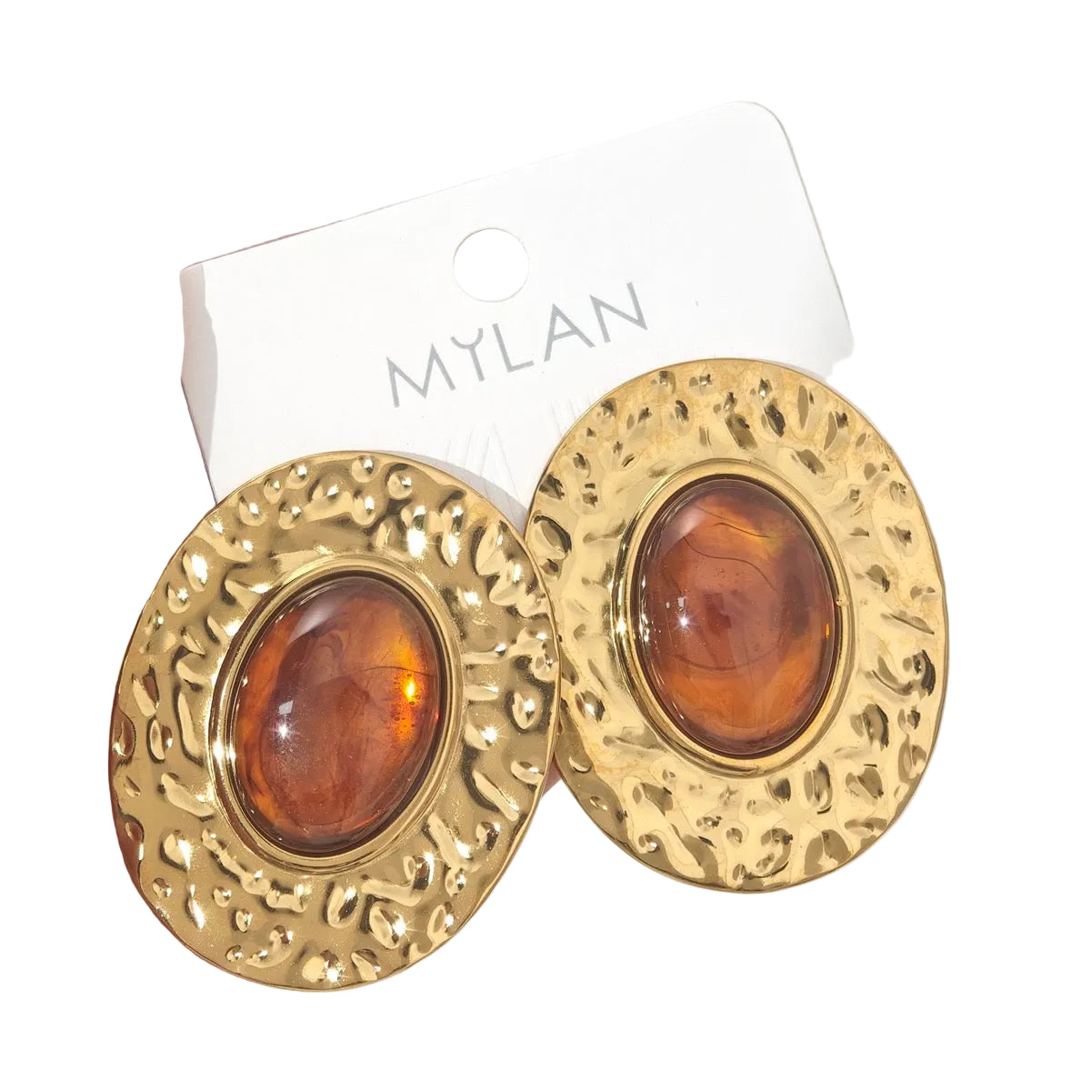 Aretes chapa café