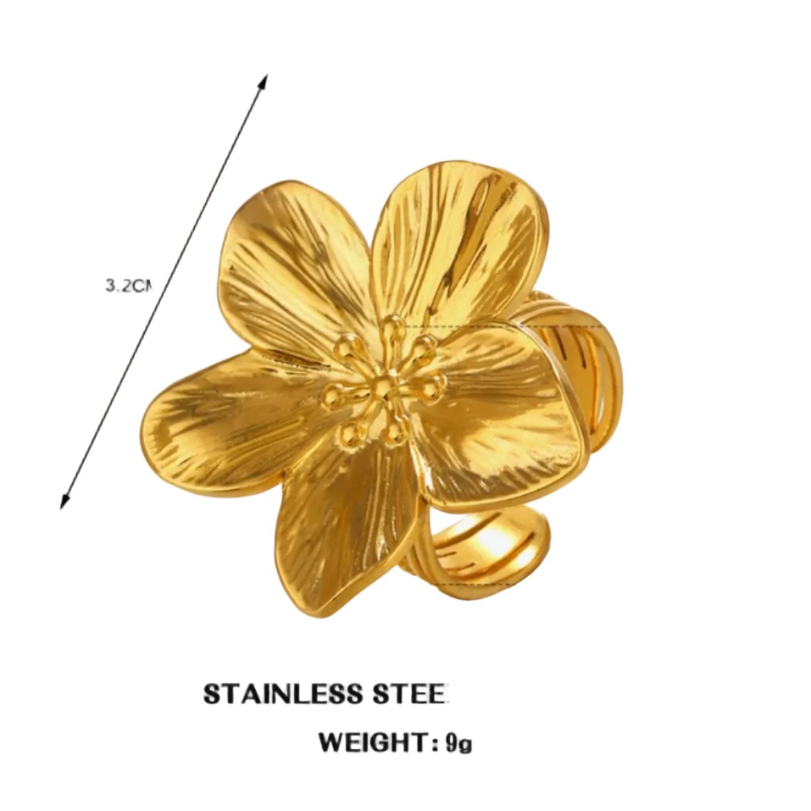 Anillos flor